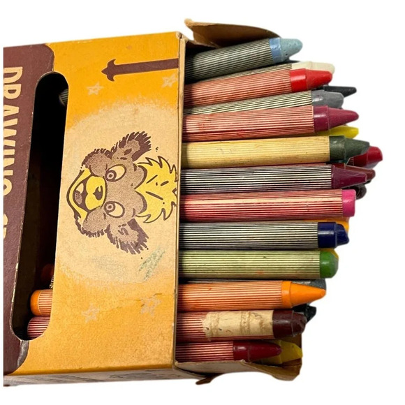 Vintage Eatons Punkinhead Crayons circa 1960s Canada - Picture 4 of 7